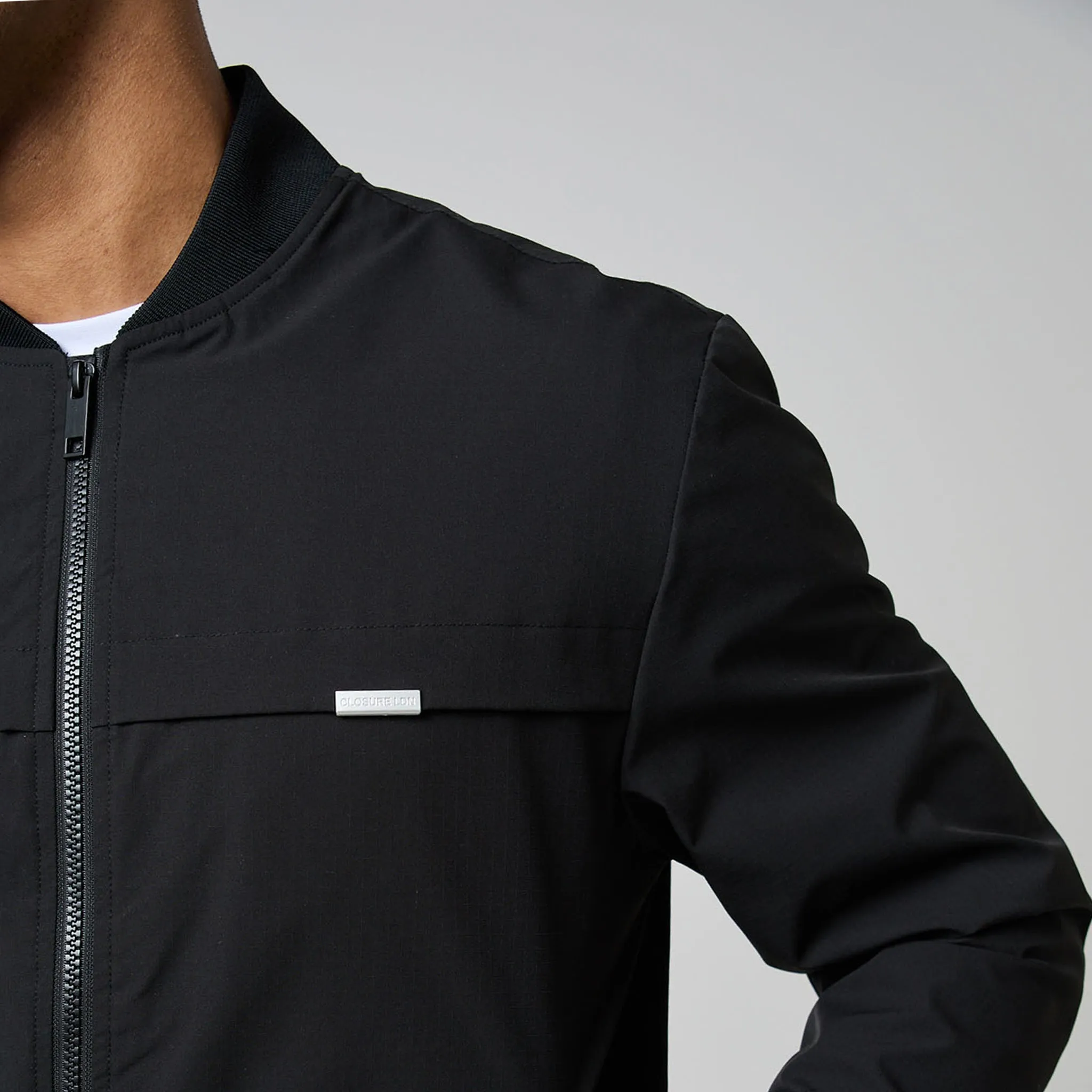 Ripstop Bomber Jacket | Black