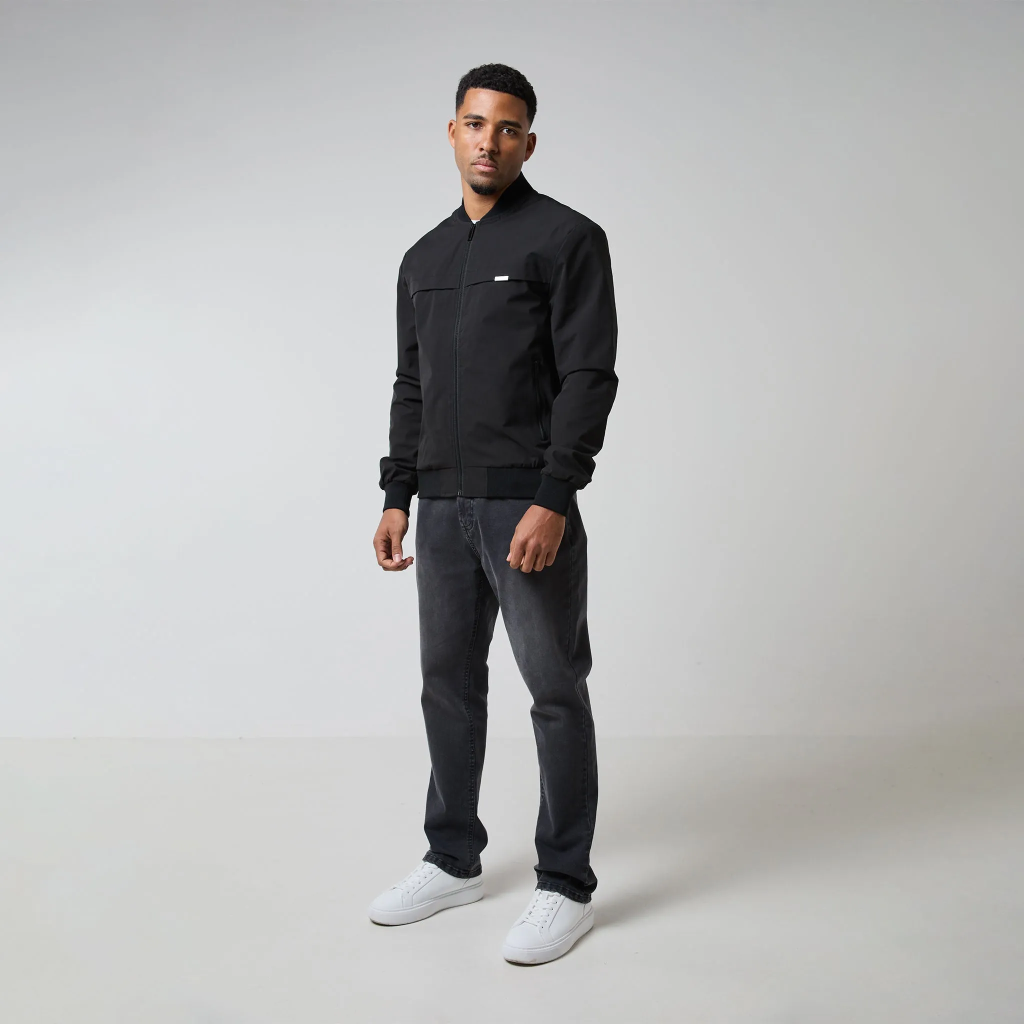 Ripstop Bomber Jacket | Black