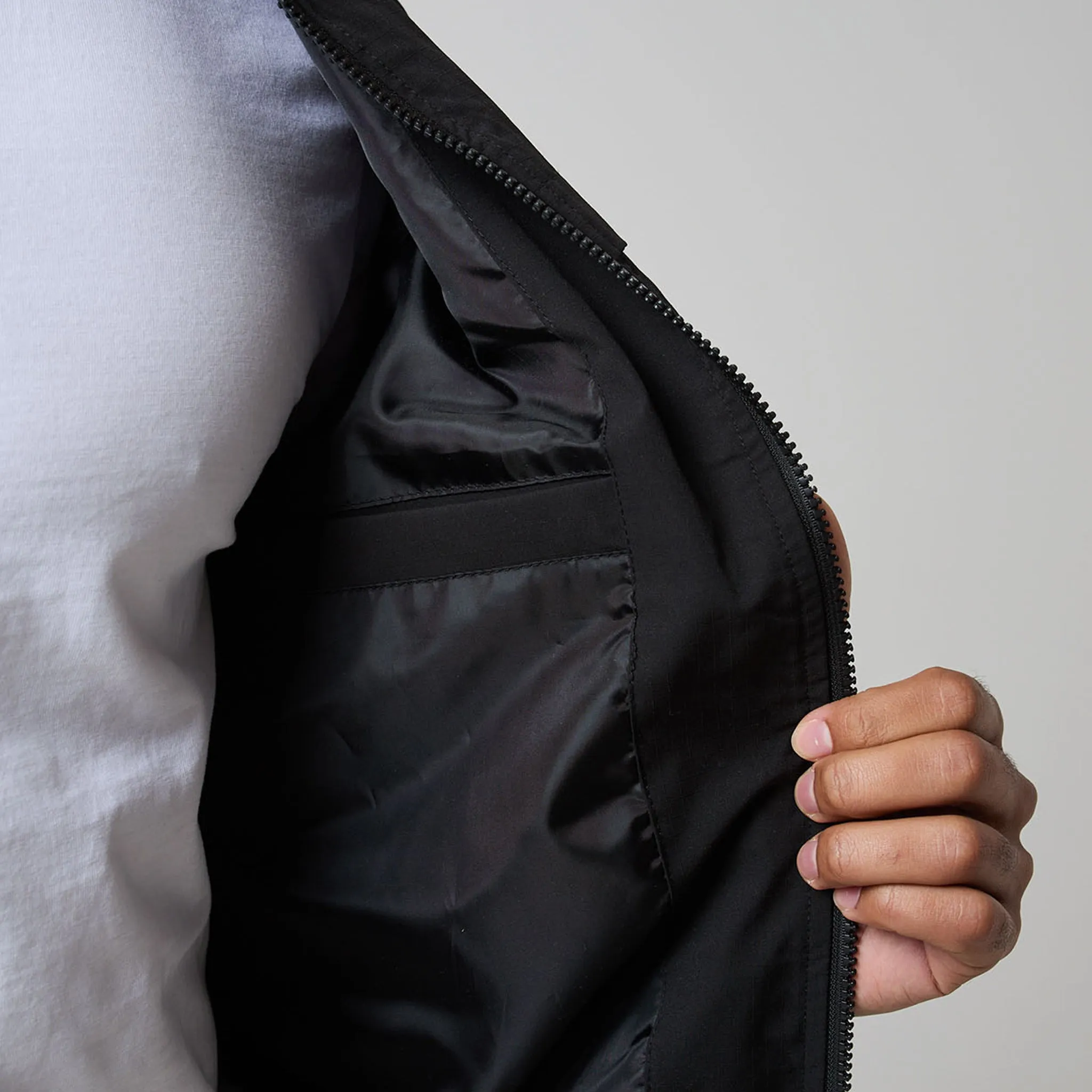 Ripstop Bomber Jacket | Black
