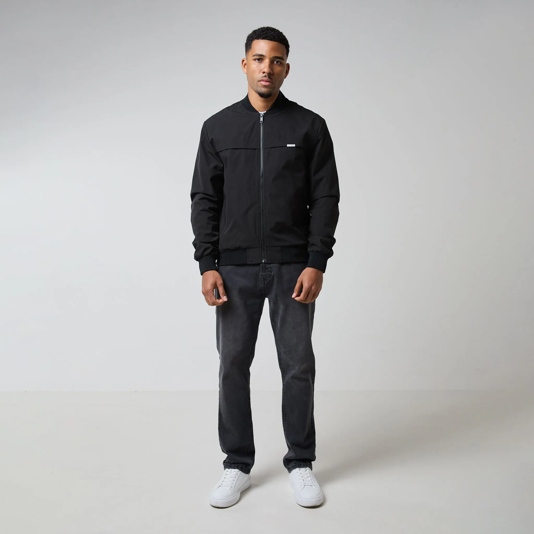 Ripstop Bomber Jacket | Black
