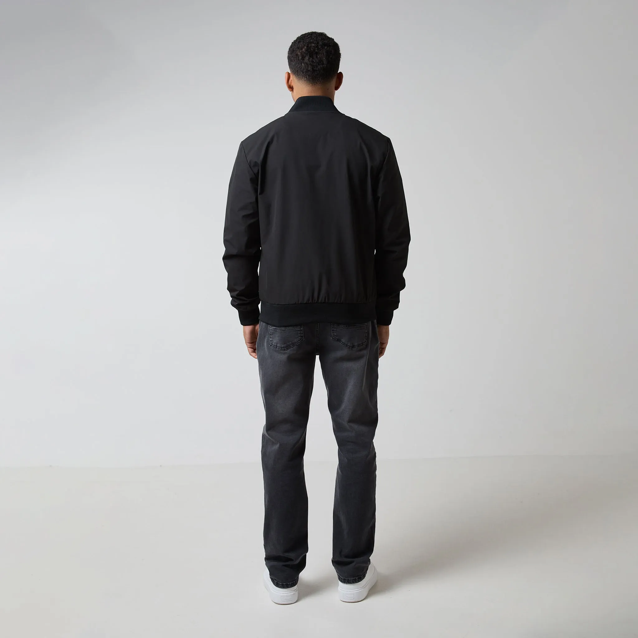 Ripstop Bomber Jacket | Black