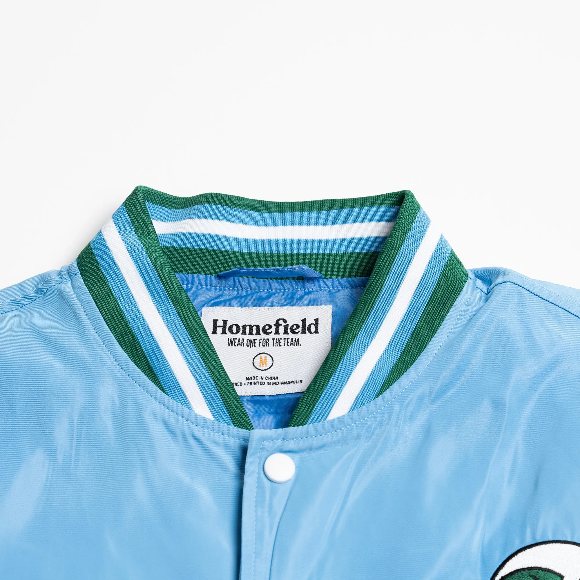 Tulane Green Wave Script Vintage-Inspired Bomber Jacket